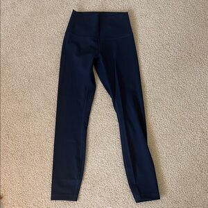 Lululemon High-Waisted Navy Leggings